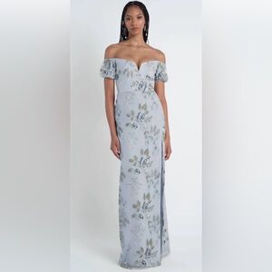 NWT Jenny Yoo Lynette Enchanted Floral Embroidery Dress size 4